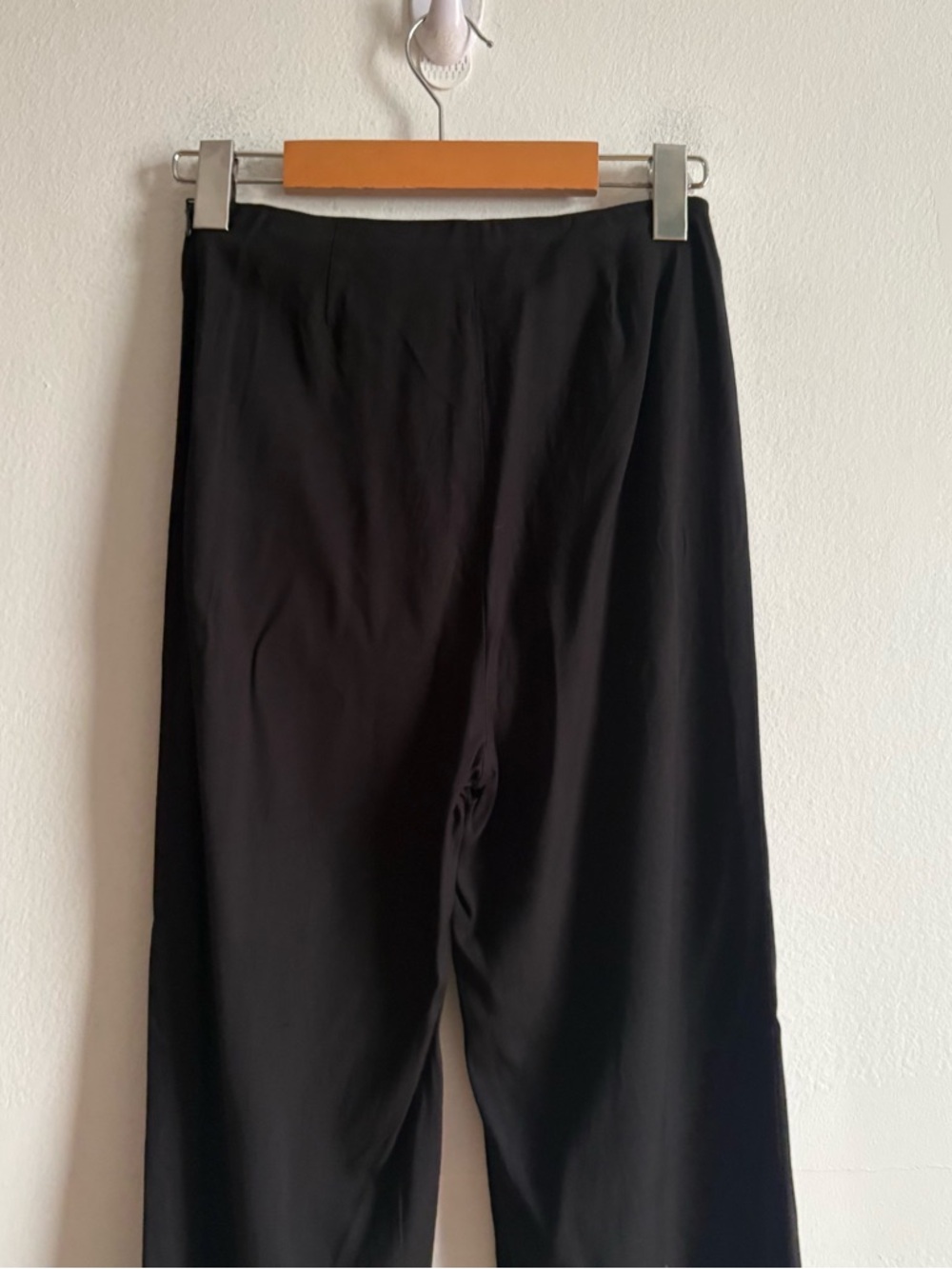 Rouje Sz 2 (34) Gino Black Cropped Minimalist Flare Pants - Picture 7 of 14
